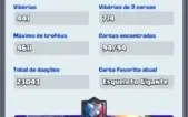 Conta Clash Royale barato nv10 pouca para 11 liga Des.3