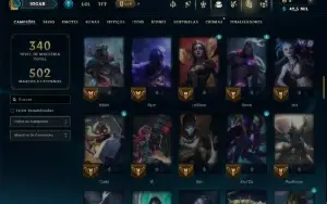 Unranked com 85 Champs e 37 Skins ( MID / ADC )