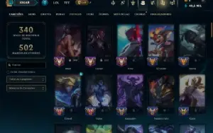 Unranked com 85 Champs e 37 Skins ( MID / ADC )