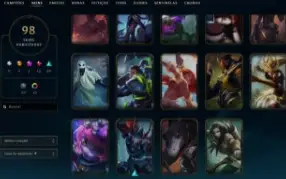 Conta de LOL Antiga com muita Skin