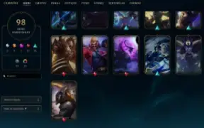 Conta de LOL Antiga com muita Skin