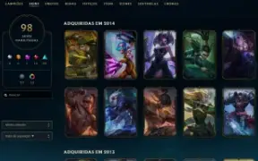 Conta de LOL Antiga com muita Skin