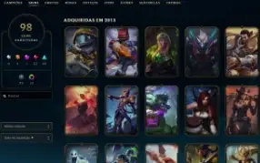 Conta de LOL Antiga com muita Skin