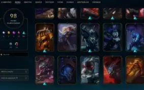 Conta de LOL Antiga com muita Skin