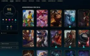 Conta de LOL Antiga com muita Skin