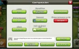 CONTA CLASH OF CLANS CV9 95% FULL