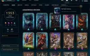 CONTA PARA COLECIONAR D2 1352 SKINS
