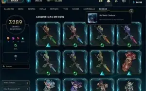 CONTA PARA COLECIONAR D2 1352 SKINS