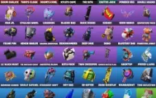 conta de fortnite rara com travis scoot, minty, glow, etc