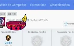 Conta ouro II lol