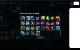 Conta antiga, 192 skins, 64 ícones