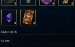 CONTA GOLD 1 54 CAMPEÕES 16 SKINS 20 REAIS.