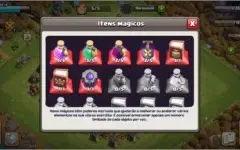 Clash Of Clans - CV10 FULL com poções e livros.