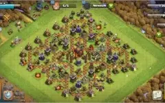 Clash Of Clans - CV10 FULL com poções e livros.