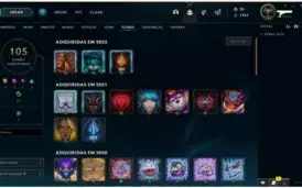 Conta league of legend ,Gold S10 ,91 Champs, Skins 43!!