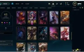 Conta league of legend ,Gold S10 ,91 Champs, Skins 43!!