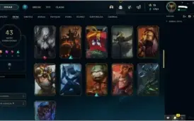 Conta league of legend ,Gold S10 ,91 Champs, Skins 43!!