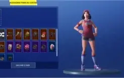 Conta FORTNITE full skins e com passe senson 4