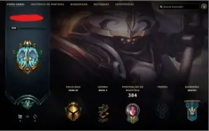 CONTA LOL UNICO DONO! SKINS! E CAMPEÕES DIVERSOS!