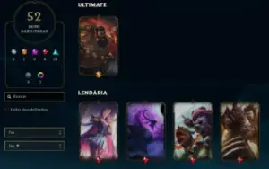 Conta Lol Unraked Level 80 Com Varias Skins