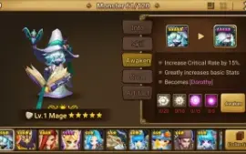 Reroll Summoners War lvl10 com Mage Light - Dorothy