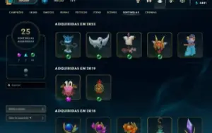 Acc LoL Gold 4, nivel 167+ para a venda!