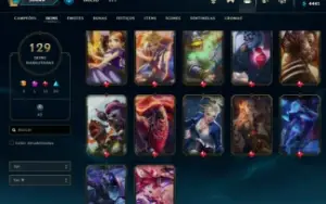 Acc LoL Gold 4, nivel 167+ para a venda!