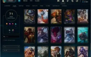 Conta Lol Gold 2, email ok, 71 skins (ultimate), honra 4,2/3