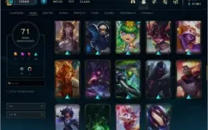 Conta Lol Gold 2, email ok, 71 skins (ultimate), honra 4,2/3