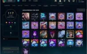 Conta Lol Gold 2, email ok, 71 skins (ultimate), honra 4,2/3