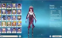Hu tao / Venti / Raiden - AR 54 / 5 personagens 5*