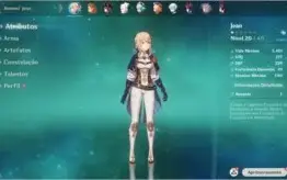 Hu tao / Venti / Raiden - AR 54 / 5 personagens 5*