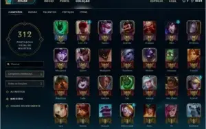 CONTA LEAGUE OF LEGENDS PLATINA 3