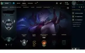 Conta de lol com 145 skins!