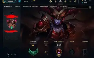 Conta lol Esmeralda 2 na Solo Duo e Flex