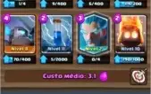 Conta Clash Royale lendária lvl 10 8 lendárias