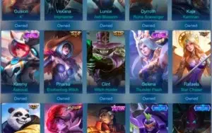 Conta Mobile Legends com Skins Kof e Lendária (Mítico 810)