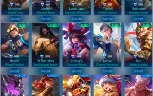 Conta Mobile Legends com Skins Kof e Lendária (Mítico 810)