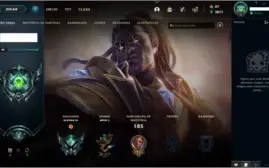 CONTA LOL: COM 34 SKINS - 73 CHAMPIONS - BORDA PLATINA