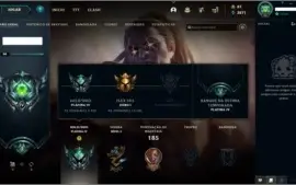 CONTA LOL: COM 34 SKINS - 73 CHAMPIONS - BORDA PLATINA