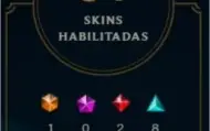 CONTA LOL: COM 34 SKINS - 73 CHAMPIONS - BORDA PLATINA
