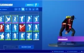 Conta de Fortnite com 89 skins, minty e salve o mundo