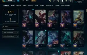 Conta Full Acesso Lvl 212 Platina 4 | 129 Skins | 5 Miticas