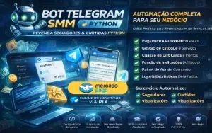 Bot Telegram Smm Python 2026 Atualizado!