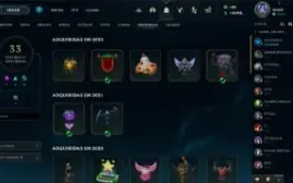 Conta LOL + TFT + Valorant criada em 2013
