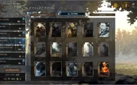 Conta de gwent  com 22149 scraps e R$ 200 reais investidos