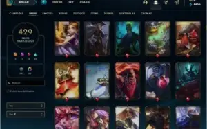 Conta Diamante 1 com TODOS os champs e 429 skins +1 rara