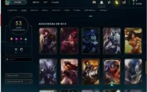 Conta platina 1 league of legends