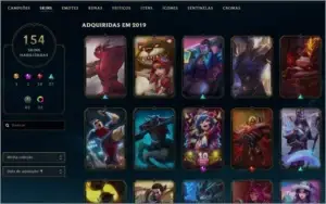 CONTA LEAGUE OF LEGENDS