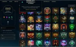 CONTA LEAGUE OF LEGENDS